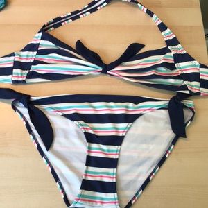 Aerie Stipped Bikini Set